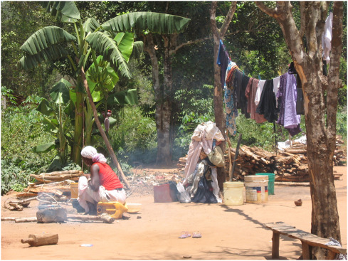 In rural areas, such as this village in Tanzania, locals are often pleased to receive infections control aid, independent of the broader political or strategic context