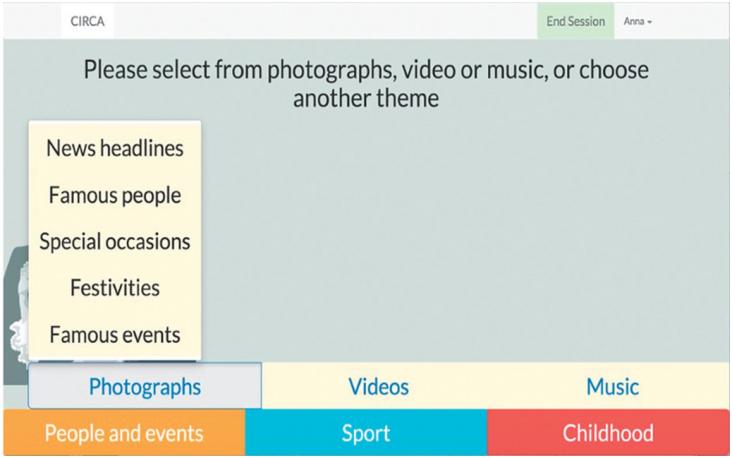 Screenshot from CIRCA.