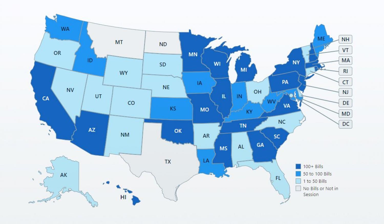 Map of United States